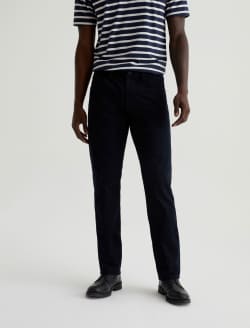 Everett Commuter Performance Pure Black Airluxe™ Slim Straight MENS BOTTOMS Photo 2