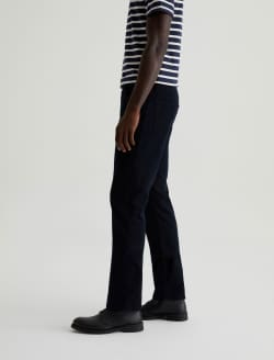 Everett Commuter Performance Pure Black Airluxe™ Slim Straight MENS BOTTOMS Photo 4