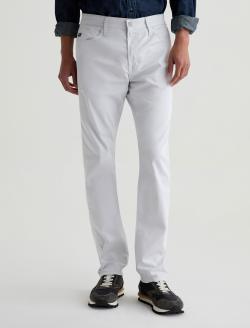 Everett Commuter Performance Almost White Airluxe™ Slim Straight MENS BOTTOMS Photo 4