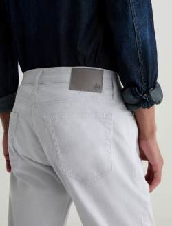 Everett Commuter Performance Almost White Airluxe™ Slim Straight MENS BOTTOMS Photo 9