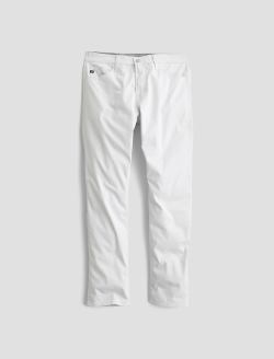 Everett Commuter Performance Almost White Airluxe™ Slim Straight MENS BOTTOMS Photo 1