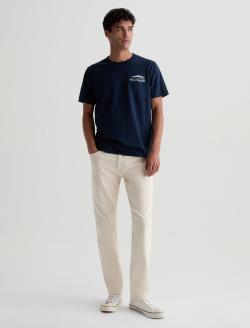 Everett Jean 1 Year Ivory Cream Slim Straight MENS BOTTOMS Photo 2