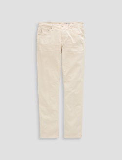 Everett Jean 1 Year Ivory Cream Slim Straight MENS BOTTOMS Photo 1