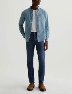 Everett 7 Years Sulfur Marine Haze Slim Straight AG Cloud Soft Denim™ MENS BOTTOMS Photo 1