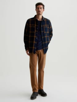 Everett 7 Years Sulfur Roasted Acorn Slim Straight AG Cloud Soft Denim™ MENS BOTTOMS Photo 1
