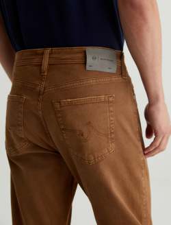 Everett 7 Years Sulfur Roasted Acorn Slim Straight AG Cloud Soft Denim™ MENS BOTTOMS Photo 6