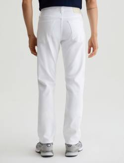 Everett White Slim Straight AG Cloud Soft Denim™ MENS BOTTOMS Photo 8