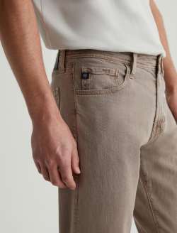 Everett Linen Pant Sulfur Amber Dust Slim Straight MENS BOTTOMS Photo 4