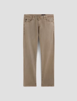 Everett Linen Pant Sulfur Amber Dust Slim Straight MENS BOTTOMS Photo 1