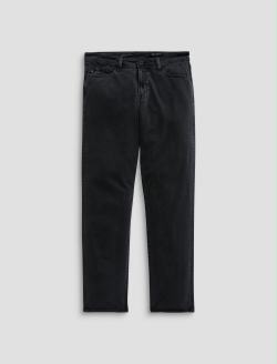 Everett Linen Pant Sulfur Antique Black Slim Straight MENS BOTTOMS Photo 1