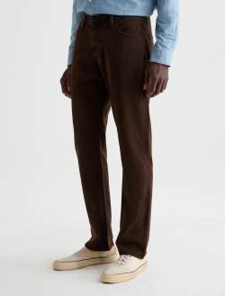 Everett Linen Pant Sulfur Oak Barrel Slim Straight MENS BOTTOMS Photo 6