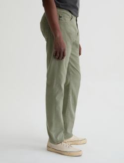 Everett Linen Pant Sulfur Spruce Green Slim Straight MENS BOTTOMS Photo 5