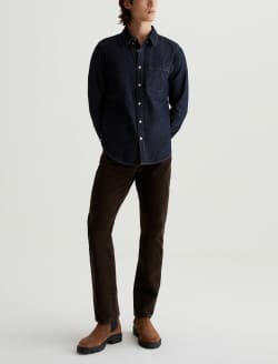 Everett Corduroy Sulfur Deep Woodland Corduroy Slim Straight MENS BOTTOMS Photo 1