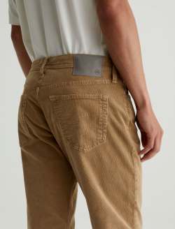 Everett Corduroy Sulfur Light Truffle Corduroy Slim Straight MENS BOTTOMS Photo 6