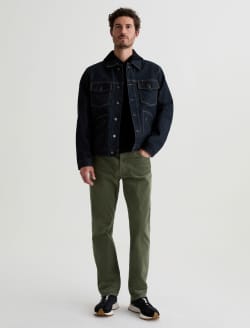 Everett Corduroy Urban Green Slim Straight MENS BOTTOMS Photo 2