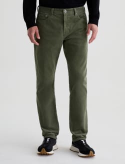 Everett Corduroy Urban Green Slim Straight MENS BOTTOMS Photo 3