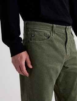 Everett Corduroy Urban Green Slim Straight MENS BOTTOMS Photo 4
