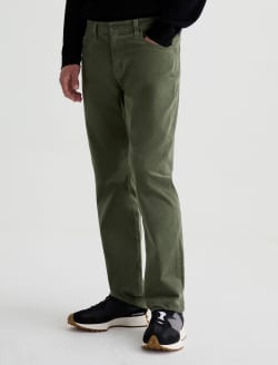 Everett Corduroy Urban Green Slim Straight MENS BOTTOMS Photo 6