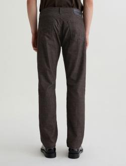Everett Moleskin Textured Houndstooth Black Multi Slim Straight MENS BOTTOMS Photo 8