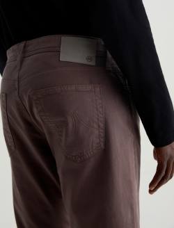 Everett SUD Berry Brown Sueded Slim Straight MENS BOTTOMS Photo 7