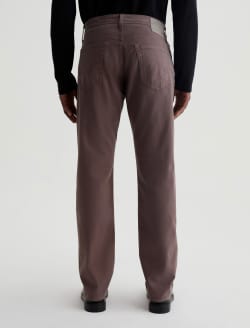 Everett SUD Berry Brown Sueded Slim Straight MENS BOTTOMS Photo 8