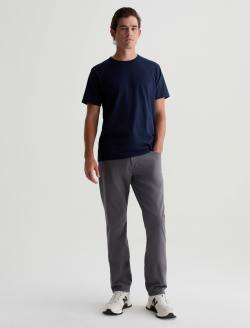 Everett SUD Folkestone Grey Sueded Slim Straight MENS BOTTOMS Photo 1