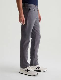 Everett SUD Folkestone Grey Sueded Slim Straight MENS BOTTOMS Photo 4