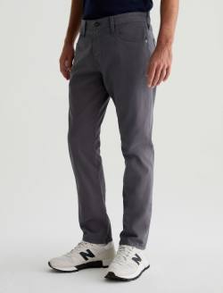 Everett SUD Folkestone Grey Sueded Slim Straight MENS BOTTOMS Photo 5