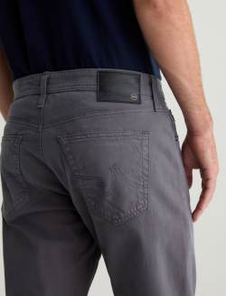 Everett SUD Folkestone Grey Sueded Slim Straight MENS BOTTOMS Photo 6