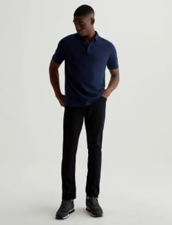 Everett SUD Super Black Sueded Slim Straight MENS BOTTOMS Photo 2