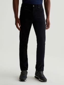 Everett SUD Super Black Sueded Slim Straight MENS BOTTOMS Photo 3