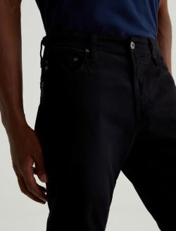 Everett SUD Super Black Sueded Slim Straight MENS BOTTOMS Photo 4