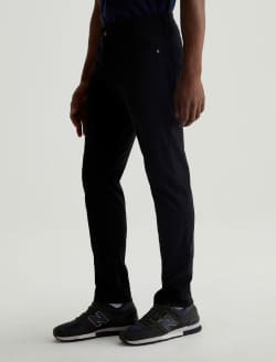 Everett SUD Super Black Sueded Slim Straight MENS BOTTOMS Photo 6