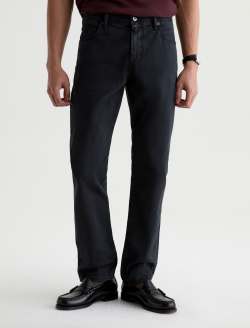 Everett Pant Sulfur Antique Black Sueded Sateen Slim Straight MENS BOTTOMS Photo 3