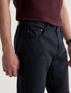 Everett Pant Sulfur Antique Black Sueded Sateen Slim Straight MENS BOTTOMS Photo 4