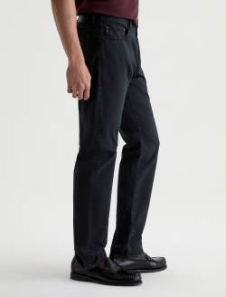 Everett Pant Sulfur Antique Black Sueded Sateen Slim Straight MENS BOTTOMS Photo 5