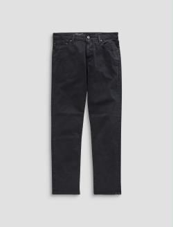 Everett Pant Sulfur Antique Black Sueded Sateen Slim Straight MENS BOTTOMS Photo 1