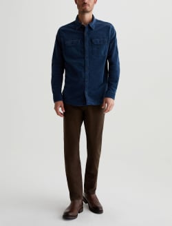 Everett SUD Sulfur Deep Woodland Sueded Slim Straight MENS BOTTOMS Photo 2