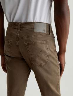 Everett SUD Sulfur Faded Ashwood Sueded Slim Straight MENS BOTTOMS Photo 6