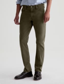 Everett SUD Pant Sulfur Fern Springs Sueded Sateen Slim Straight MENS BOTTOMS Photo 6