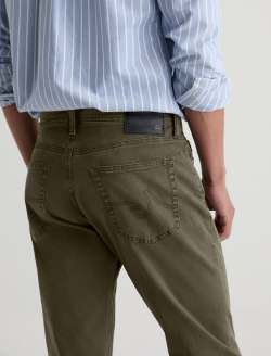 Everett SUD Pant Sulfur Fern Springs Sueded Sateen Slim Straight MENS BOTTOMS Photo 7