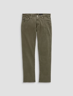 Everett SUD Pant Sulfur Fern Springs Sueded Sateen Slim Straight MENS BOTTOMS Photo 1
