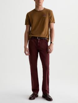 Everett Pant Sulfur Jazz Berry Sueded Sateen Slim Straight MENS BOTTOMS Photo 2