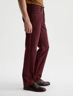 Everett Pant Sulfur Jazz Berry Sueded Sateen Slim Straight MENS BOTTOMS Photo 5