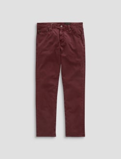 Everett Pant Sulfur Jazz Berry Sueded Sateen Slim Straight MENS BOTTOMS Photo 1