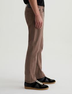 Everett Sulfur Taupe Grey Sueded Slim Straight MENS BOTTOMS Photo 5