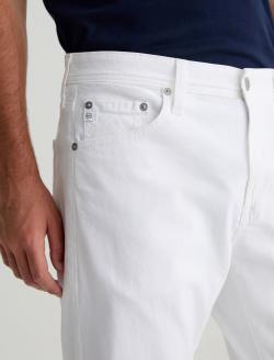 Everett SUD White Sueded Slim Straight MENS BOTTOMS Photo 3