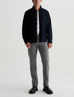 Everett Cloudy Grey Wash & Wear Slim Straight MENS BOTTOMS Photo 2