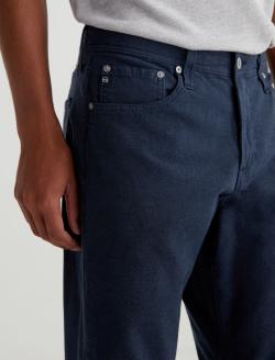 Everett Inky Blue Wash & Wear Slim Straight MENS BOTTOMS Photo 3