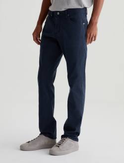 Everett Inky Blue Wash & Wear Slim Straight MENS BOTTOMS Photo 5